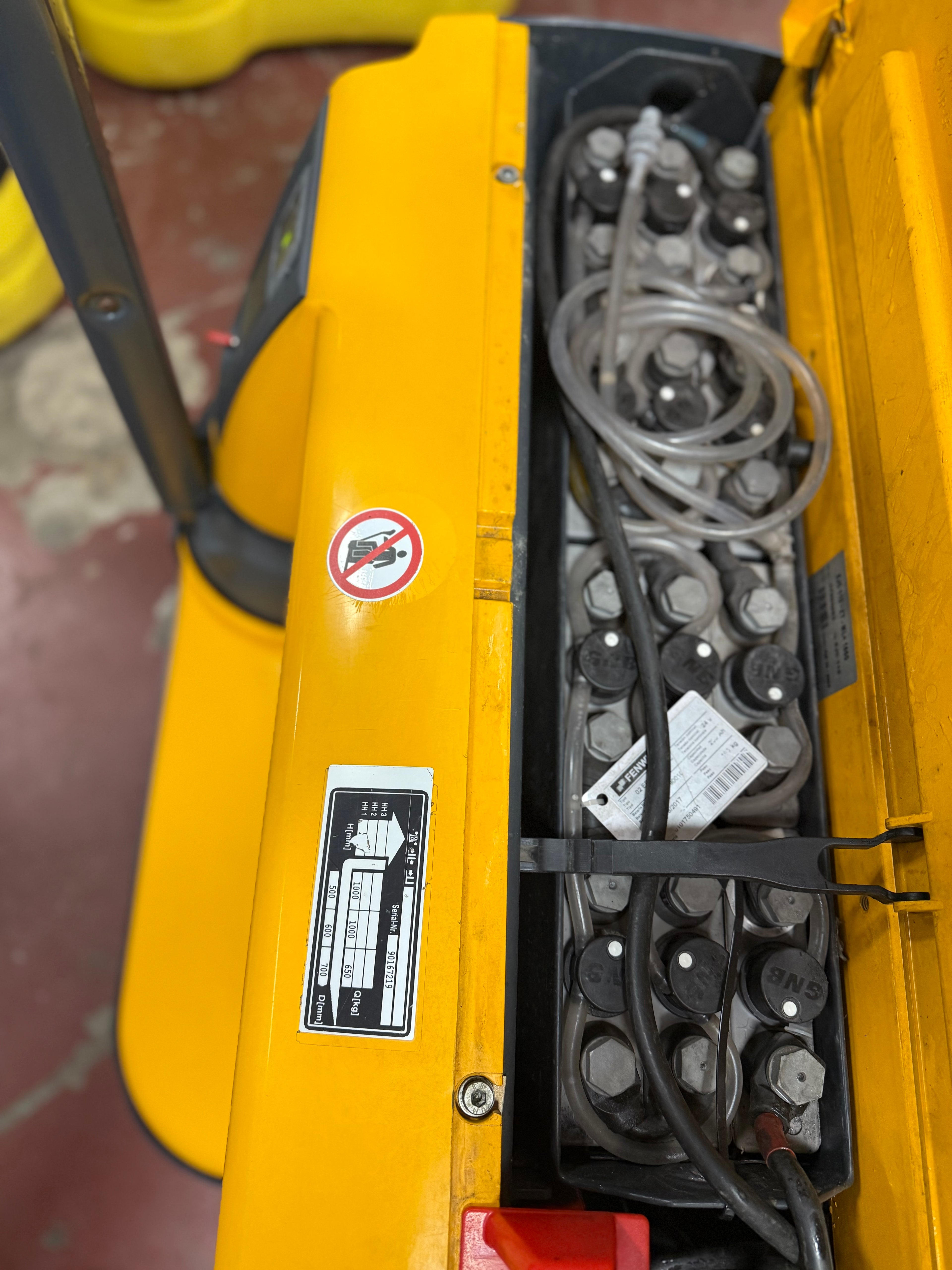 S00013 - JUNGHEINRICH EJC110 1000KG DUPLO 2,90M GOEDE BATTERIJ