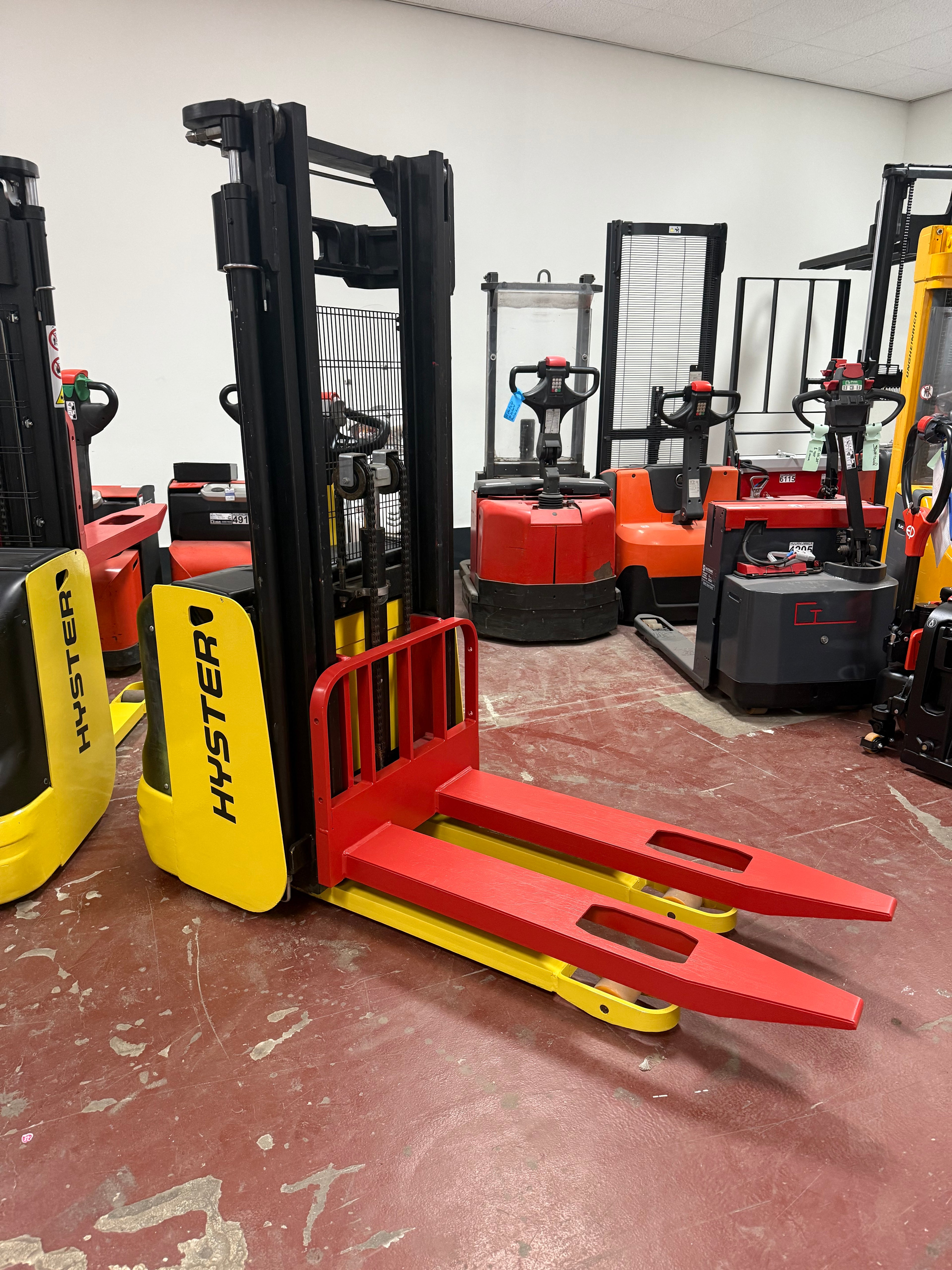 S00012 - HYSTER S1.0AC BJ2016 500UUR 1000KG DUPLO 2.60M STAPELAAR