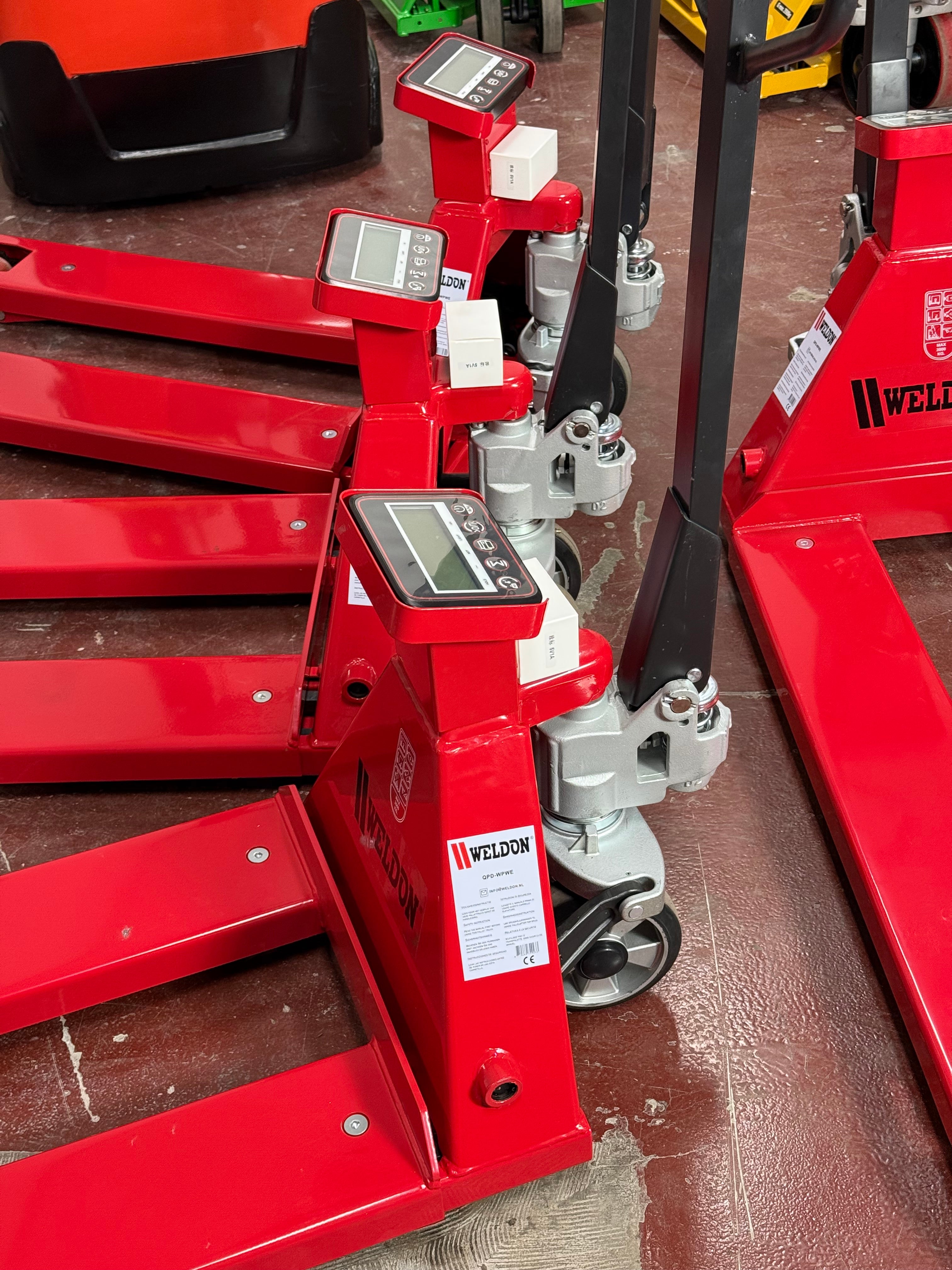 WELDON QPD WEEG-PALLETWAGEN 2000KG NIEUW UIT VOORRAAD