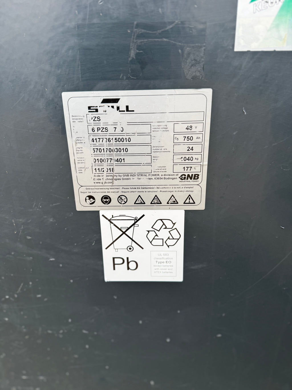 B00014 - STILL RX20-16PL 1600KG BJ.2018 3100UUR TRIPLEX 4,90M HEFTRUCK