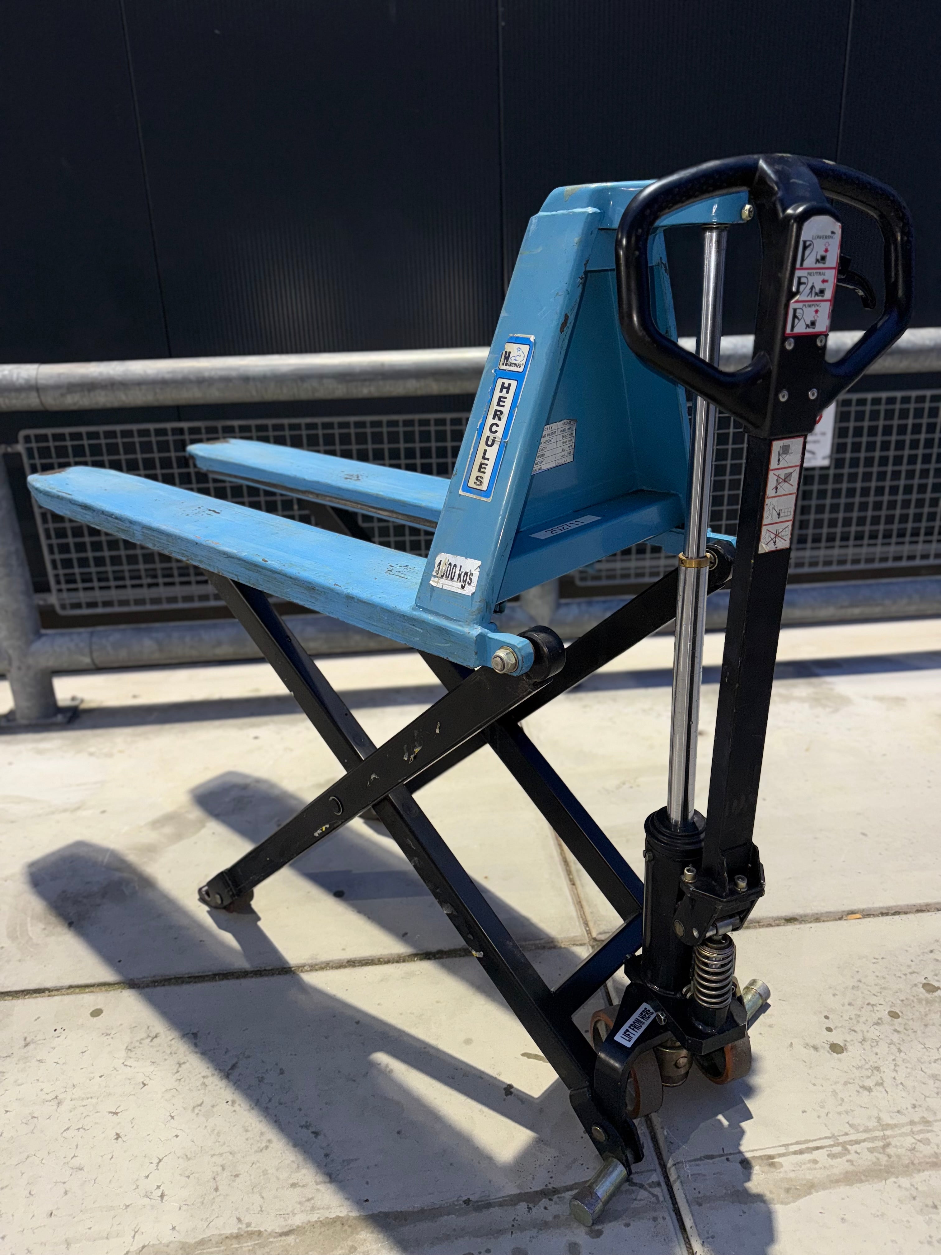 HERCULES HAND-SCHAAR PALLETWAGEN 80CM 1000KG