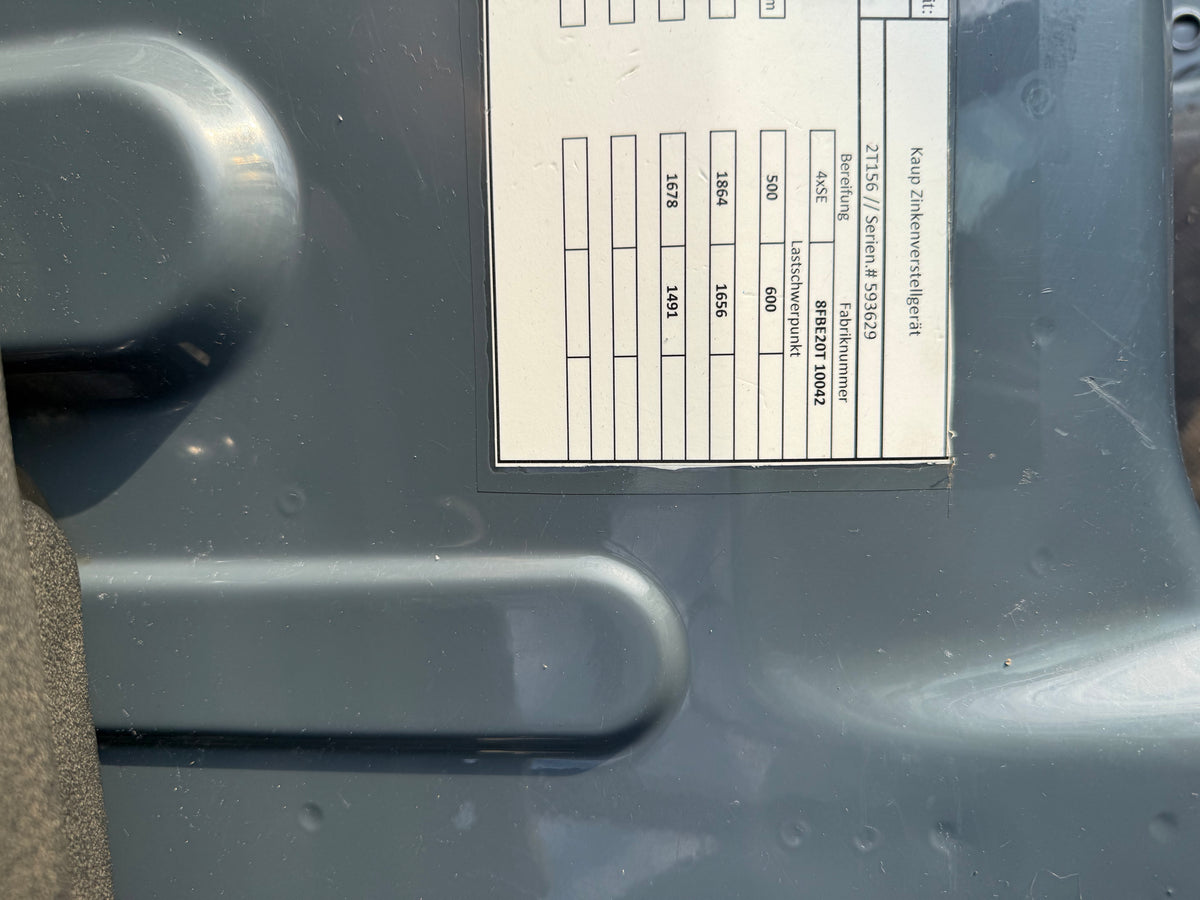 B00029 - TOYOTA 8FBE20T 2000KG TRIPLEX 5,5M BJ2016 7200UUR TOP BATT