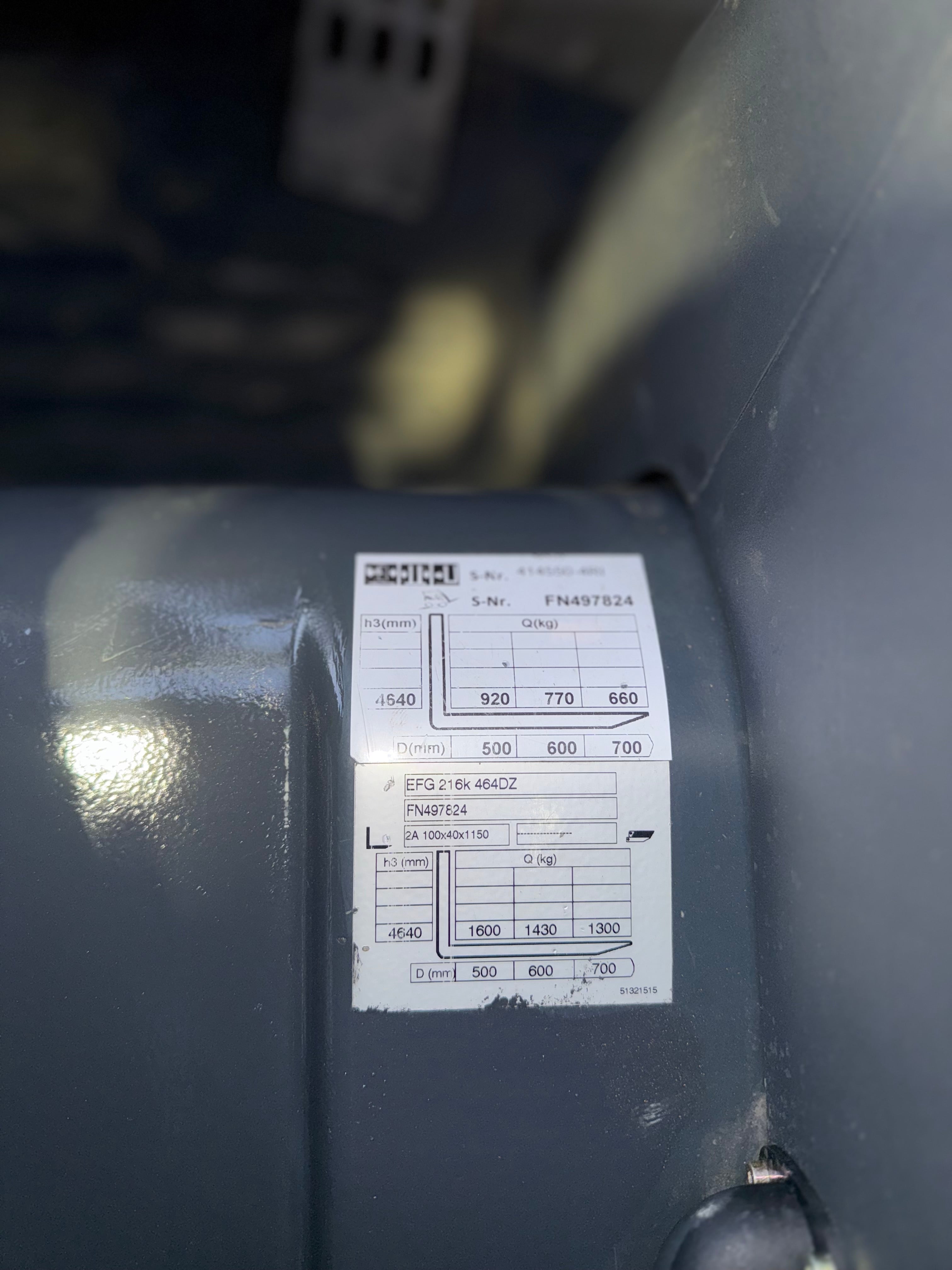 B00002 - JUNGHEINRICH EFG216K 1600KG TRIPLEX 4,60M BJ 2015 4300UUR